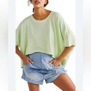 Free People In Glass Bamboo Crop Top